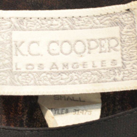 Vintage 90’S Black Silky Ray Square Neck Tank - Picture 7 of 8